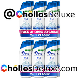 12x H&S Champú Y Acondicionador Anticaspa 230ml