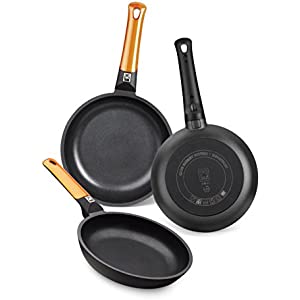 Set de 3 Sartenes BRA Efficient Orange
