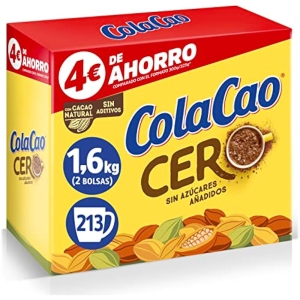 Estuche 1.6Kg ColaCao Cacao Soluble 0% Azúcares