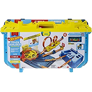 Hot Wheels Caja Pistas con Lanzador y Vehículo