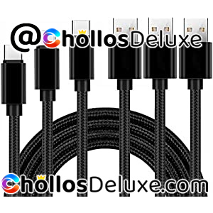 Pack 3 Cables USB Tipo C 2 Metros