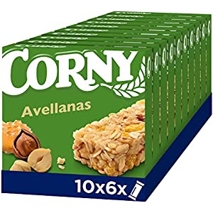 10x Paquetes Corny Barritas de Cereales con Avellanas