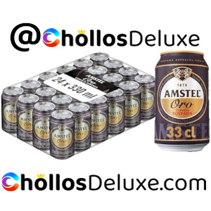 Pack 24 Latas Amstel Oro Cerveza 33cl +Saldo