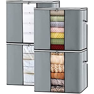 4x Bolsa Almacenamiento Ropa 90L