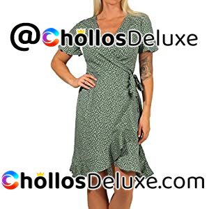 Only Vestido Cruzado Mujer