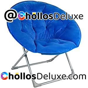 Silla Redonda Acolchada con Piel Artificial