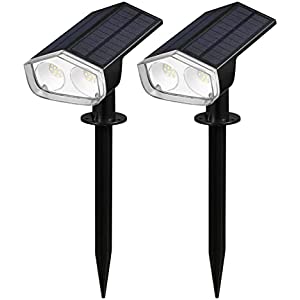 Pack de 2 Luces Solares Exterior 1200LM 6500K IP67