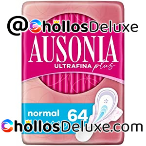 64 Unidades Ausonia Ultrafina Plus Compresas con Alas