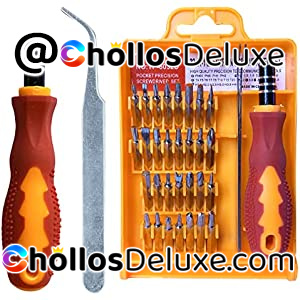 Estuche Destornilladores Precisión 32 en 1 +Pinza