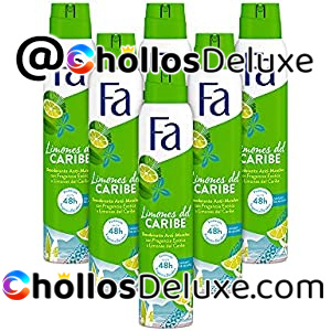 6x Fa Desodorante Spray Limones del Caribe 200ml