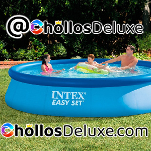 Intex Piscina Hinchable con Depuradora 7.29L 396x 84cm