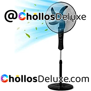 Ventilador de Pie 45W 16" 3 Velocidades Altura Ajustable