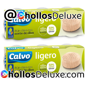 2 Packs de 3 Latas Calvo Atún Claro en Aceite de Oliva