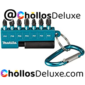 Makita Juego 8 Puntas Rosca Negra de Impacto
