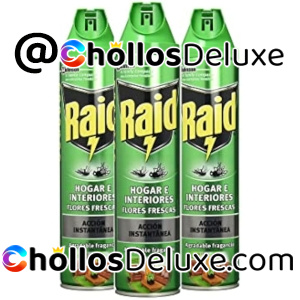 3x Raid Insecticida Hogar e Interiores 600ml