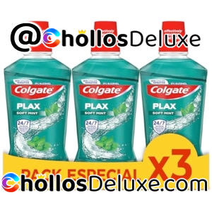 Pack 3 Colgate Plax Multiprotección Enjuague Bucal 500ML