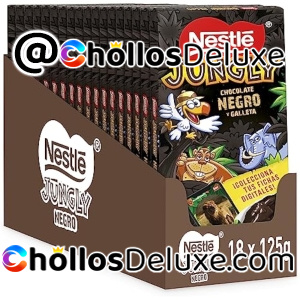 18x Nestle Jungly Tableta de Chocolate Negro