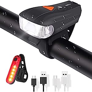 Pack de 2 Luces Bicicleta LED Recargables IPX6