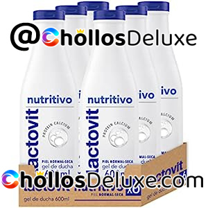6x Lactovit Nutritivo Gel de Ducha 600ml
