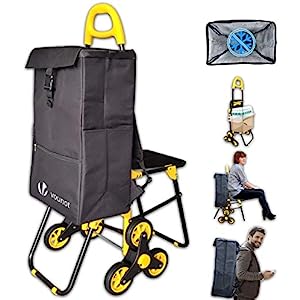 Carro Compra con Asiento y Bolsa Térmica