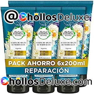 6x Herbal Essences Acondicionador Reparador Con Aceite De Argán 200g