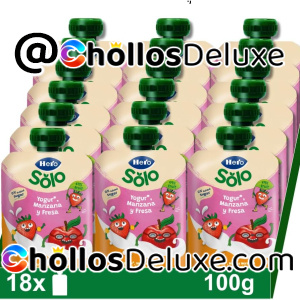 18x Hero Baby Mi Merienda Manzana y Fresa
