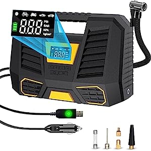 Compresor de Aire Coche Portatil 12V 6000mAh 150PSI