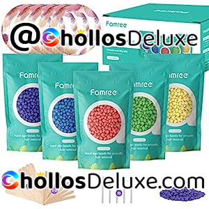 Set Depilación 5 Bolsas Cera 100g +Extras