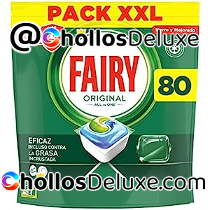 80 Cápsulas Lavavajillas Fairy Original All in One