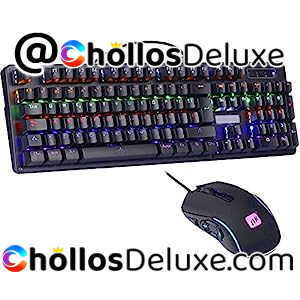 Gaming Pack Teclado Mecánico RGB LED + Raton 6400 DPI