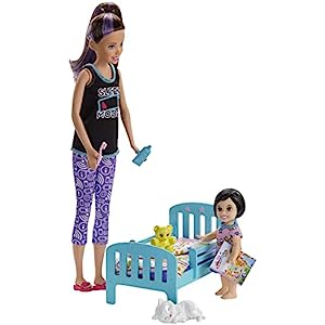 Barbie Skipper Canguro con Muñeca +Extras