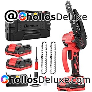 Motosierra a Bateria 6" +2 Baterías +Extras