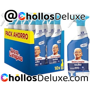 10x Don Limpio Baño/Cocina Limpiador en Spray 450ml