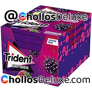Paquete de 12 Envases Trident Senses Frutos Rojos