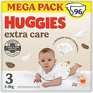 Pañales Huggies Extra Care Talla 3, 4 y 5