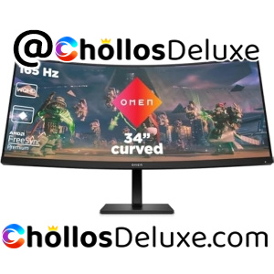 HP Omen 34C Monitor Curvo Gaming 34" WQHD 165Hz 1ms