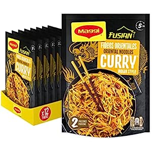 12x Maggi Fusian Fideos Orientales Curry