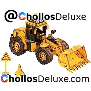 Bulldozer Puzzle 3D Madera