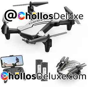 Mini Dron 720P HD Plegable +2 Baterías +Extras