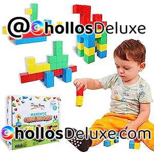 Set 50 Cubos Magnéticos para Niños