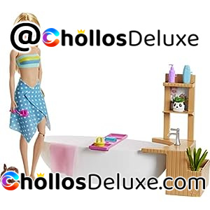 Barbie Muñeca y su Bañera de Burbujas
