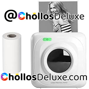 Mini Impresora Térmica Inalámbrica +Rollo de Papel