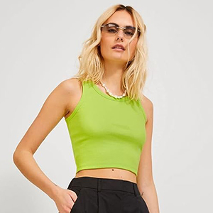 JJXX Jxfallon SL Rib Camiseta Tirantes Mujer