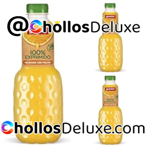3x Zumo de Naranja 100% Exprimido con Pulpa 1L Granini