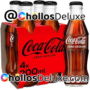 4x Coca-Cola Zero Azúcar Botella Vidrio 200ml