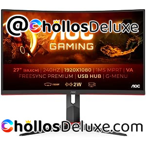 AOC Monitor Curvo 27" FHD 240Hz 0.5ms