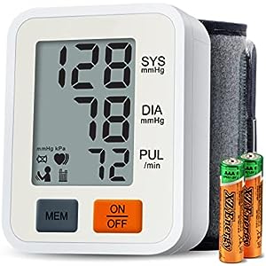 Tensiómetro Muñeca 60 Mediciones