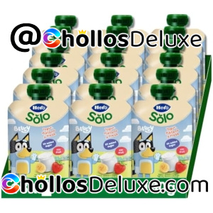 18x Hero Baby Mi Merienda Plátano y Fresa 100g