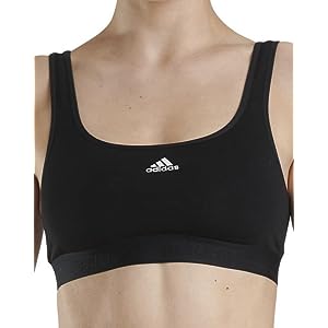 Adidas Crop Bra Sujetador Estilo Corsé Mujer