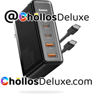 Cargador USB Tipo C 100W 4 Puertos